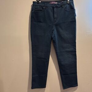 Gloria Vanderbilt Dark Blue Ankle Jeans